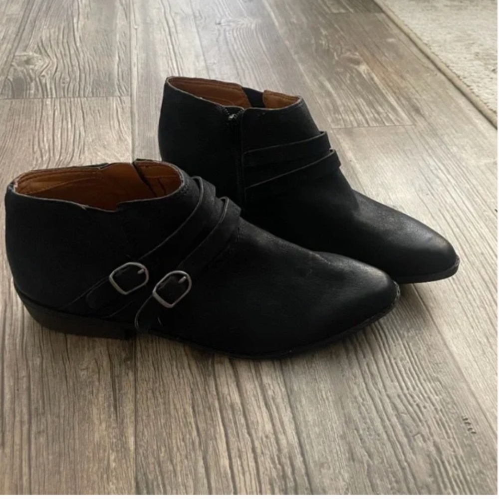 Buckle Bootie Strap Boho Peasant Hipster Hippie Art Chic Party Classy Farm Boots